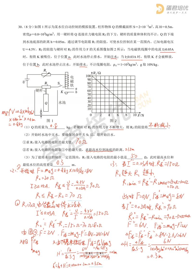 镇江 | 2025年中考物理试卷解析 第10张