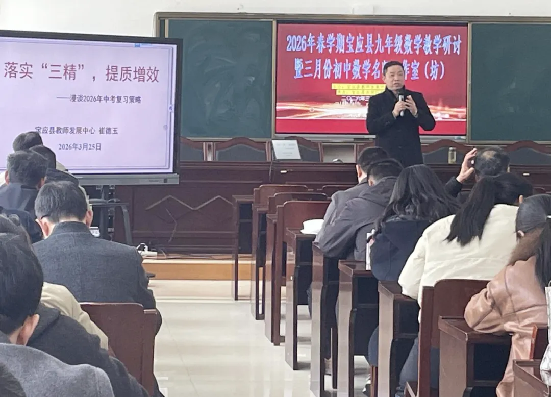 聚焦中考复习 提质增效——宝应县九年级数学教学研讨活动圆满举行 第17张