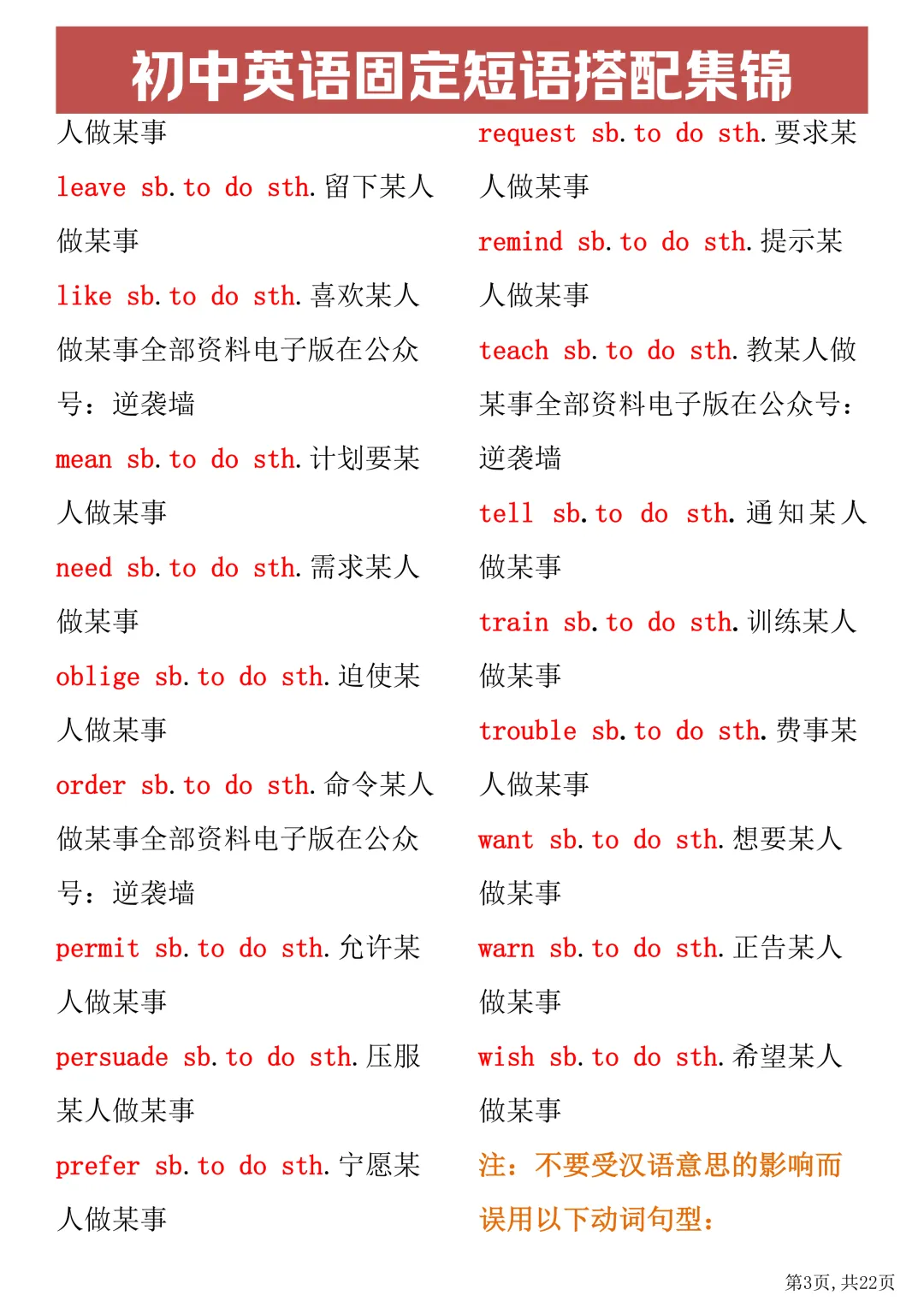 中考英语短语语法训练-CE010 第8张 中考英语短语语法训练-CE010 第8张