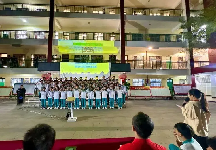 万泉中学举办2026年生地中考励志大会 第17张