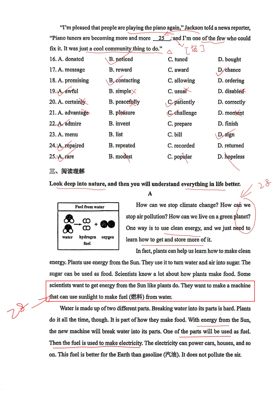 【最新】26年南京一中零模英语真题【带答案】 第21张 【最新】26年南京一中零模英语真题【带答案】 第21张