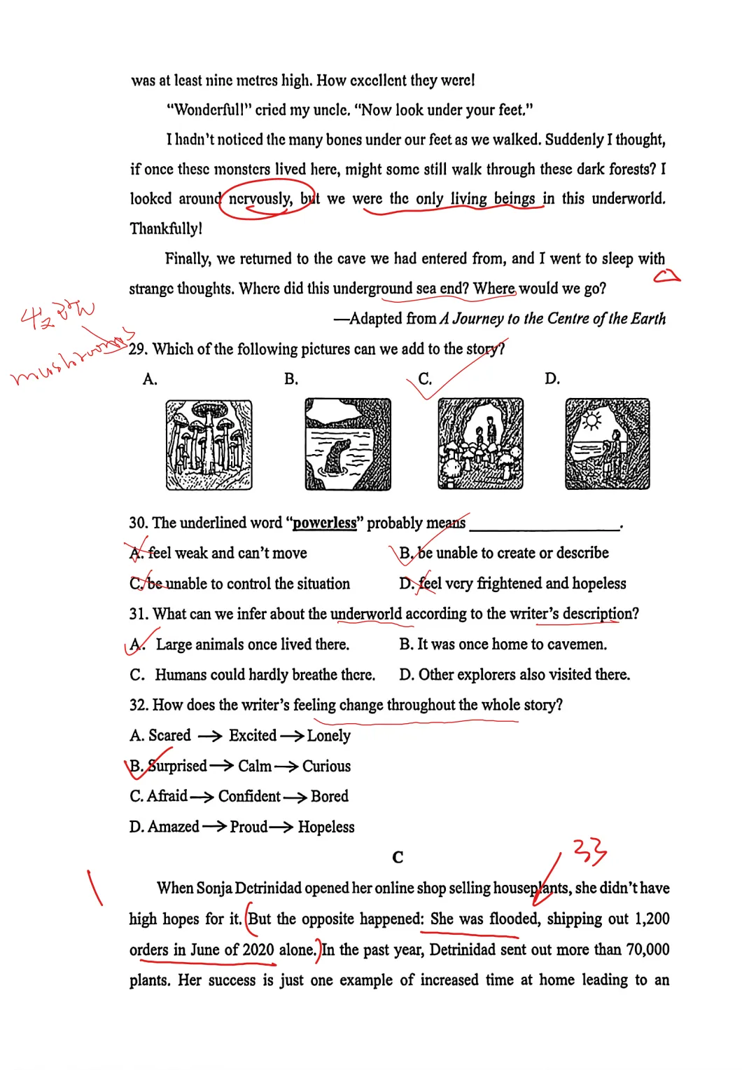 【最新】26年南京一中零模英语真题【带答案】 第23张 【最新】26年南京一中零模英语真题【带答案】 第23张