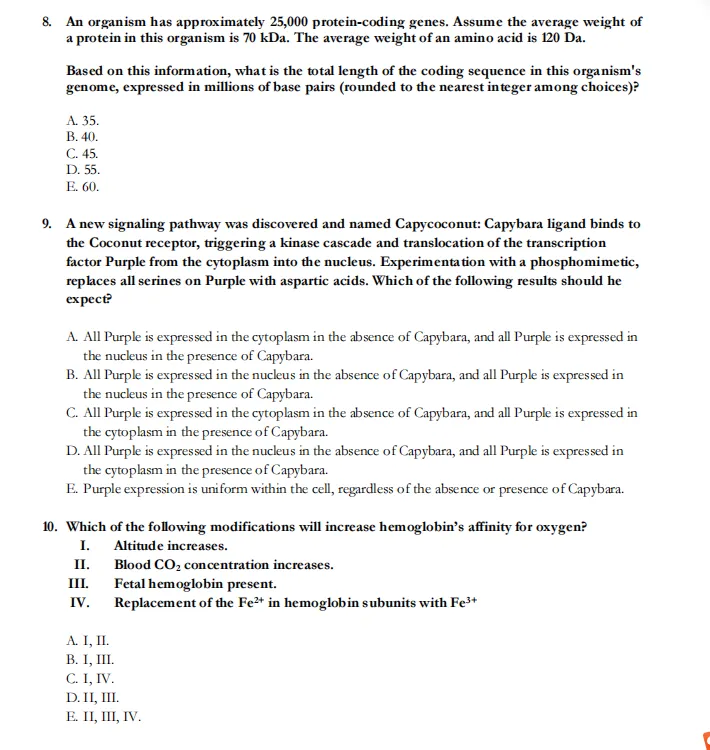 USABO开赛倒计时9天!近10年真题(2015~2025)+答案高清版下载 第4张