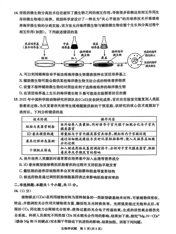 高清版~2026届成都二诊全科试卷及答案 第78张