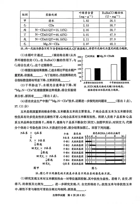 高清版~2026届成都二诊全科试卷及答案 第79张