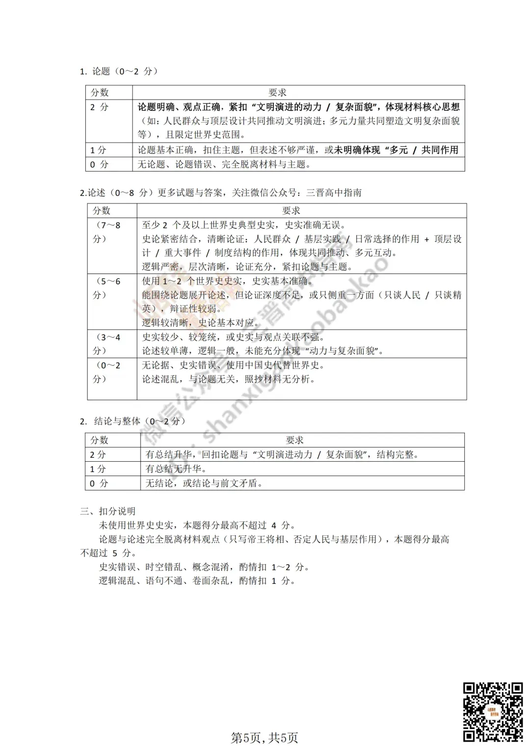 临汾2026高三质量监控第一次模拟考试3.23-25全科试题与答案!附送高清打印版 第120张