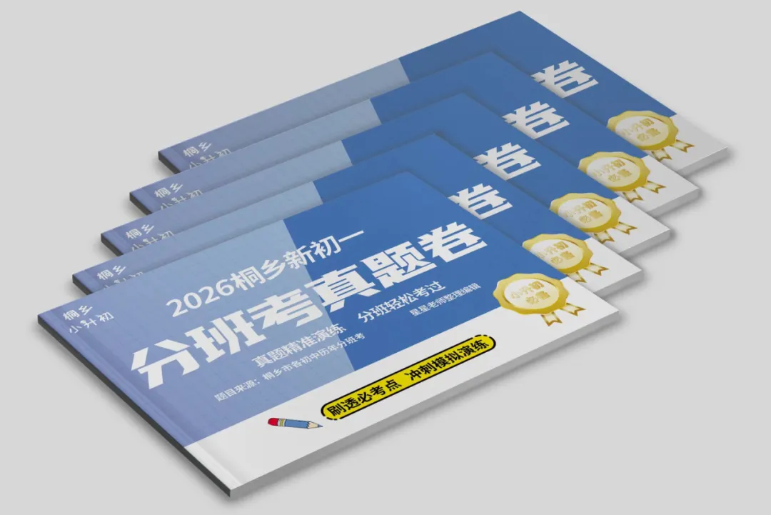 桐乡小升初分班考不用慌!历年真题卷免费领,提前练! 第8张