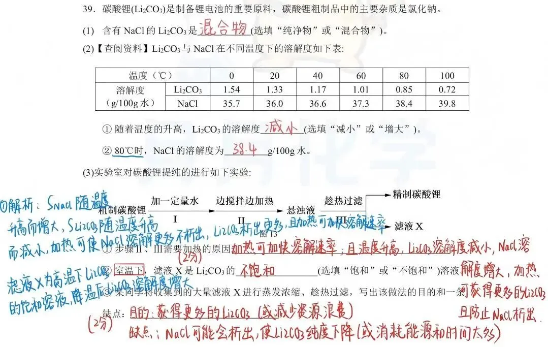 2024上海中考化学试卷解析 第6张