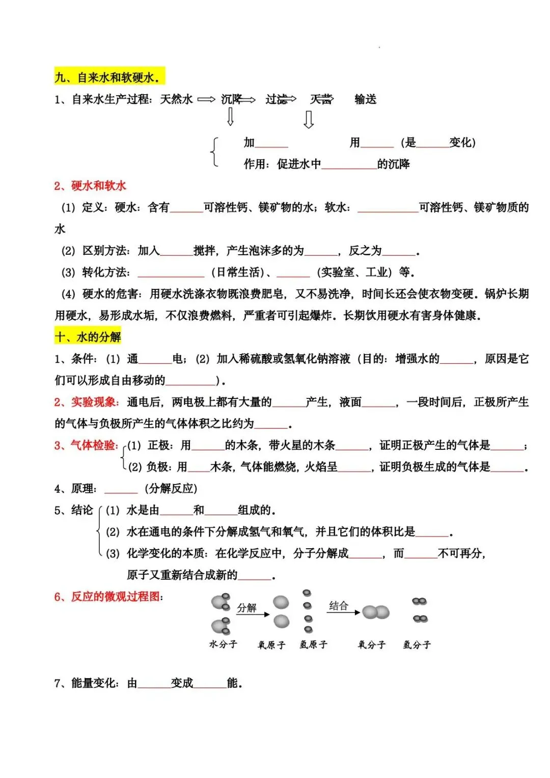 【初中化学】中考化学全部考点(必背版) 第4张