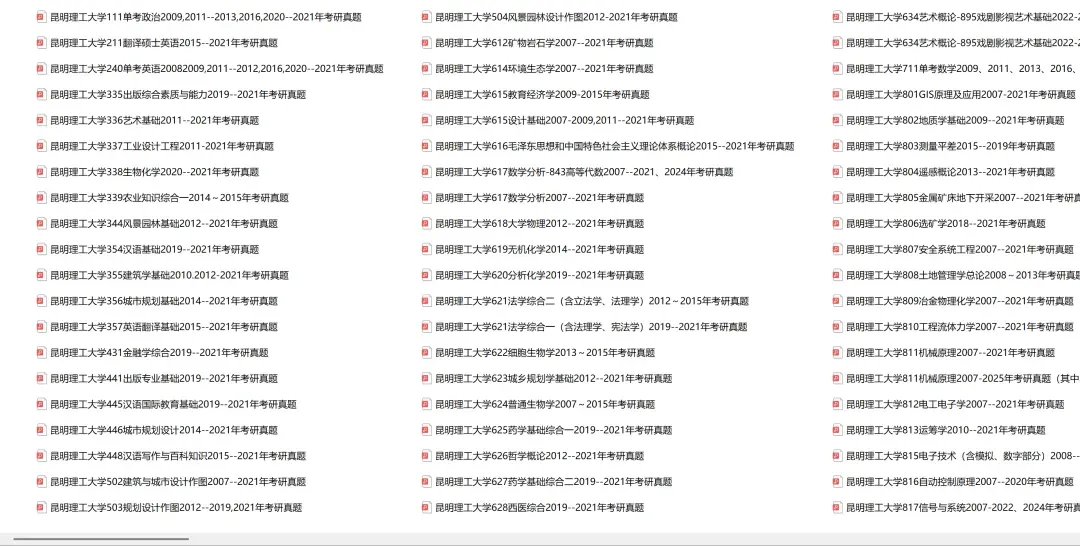 昆明理工大学考研专业课历年真题汇总(含2026真题) 第2张