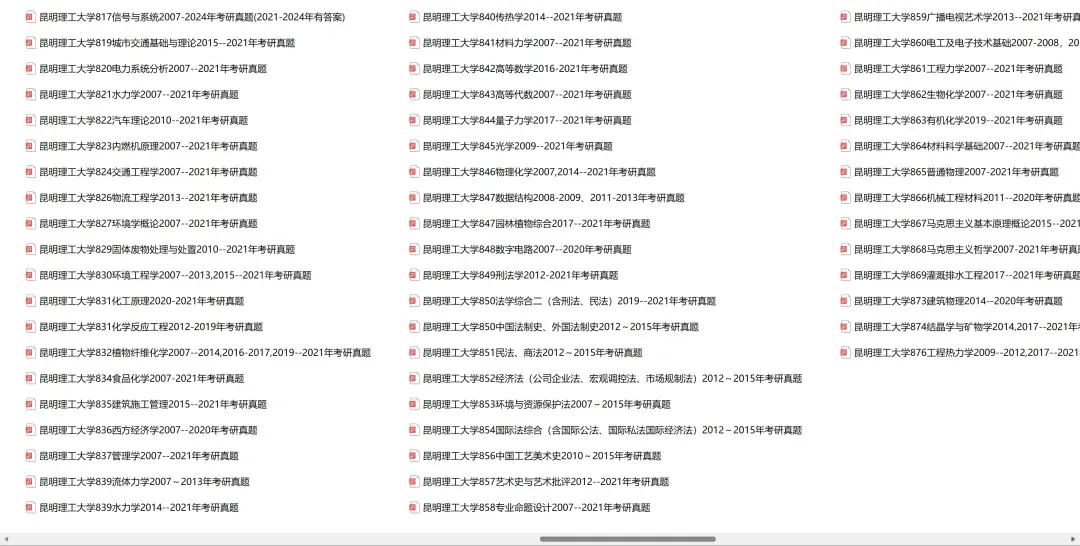 昆明理工大学考研专业课历年真题汇总(含2026真题) 第3张