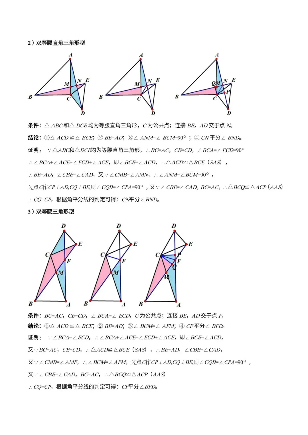  中考必考的几何题!全等+相似手拉手模型,一篇讲透所有考法 第5张