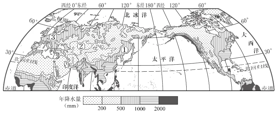 2026年中考地理选择题强化题库200题 第15张
