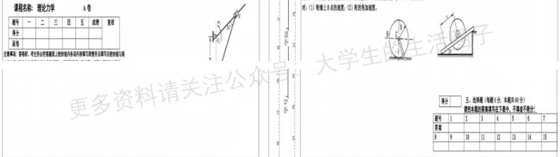 青岛大学期末考试多科目历年试卷真题免费领取,青大同学的专属福利来了! 第9张