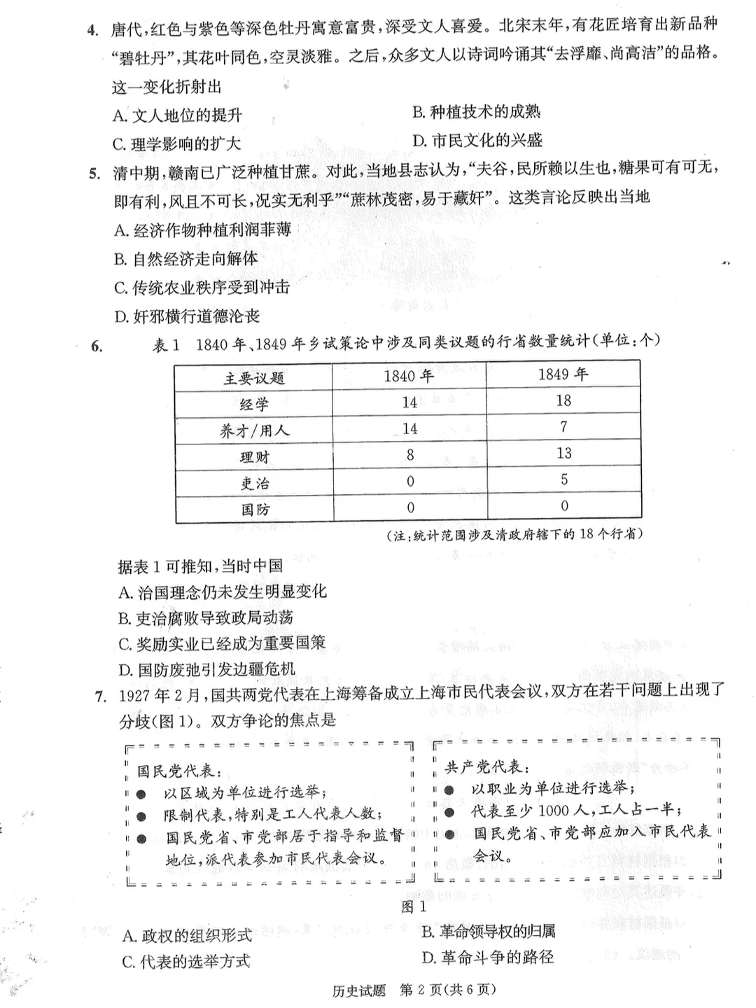 2026年高三二诊全科试卷及答案公布! 第55张