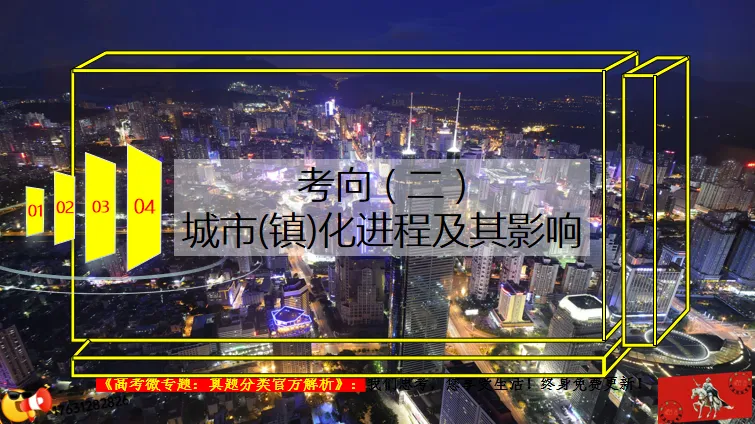 微专题《高考真题分类官方解析》:城镇化及其影响(选自“城市与人类环境”) 第13张