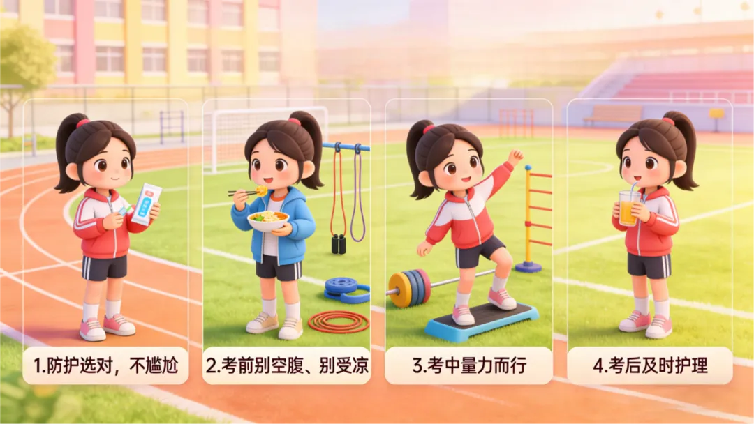 中考体测遇姨妈?这份 “通关攻略” 专治尴尬! 第8张 中考体测遇姨妈?这份 “通关攻略” 专治尴尬! 第8张