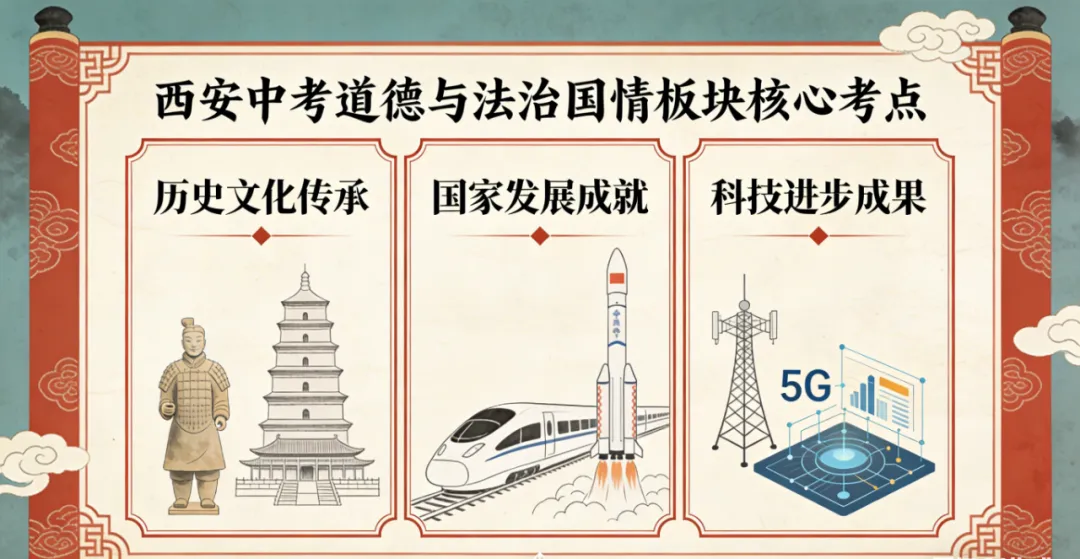 西安中考道德与法治|近5年真题复盘+命题趋势+核心考点+备考干货 第3张