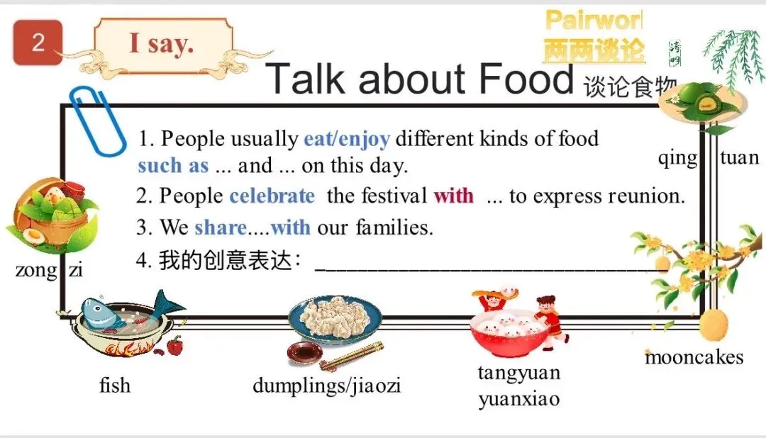 一节有温度、有深度的中考英语复习课:曾颖老师 “节日文化” 教学设计与黄喜元老师点评 第8张 一节有温度、有深度的中考英语复习课:曾颖老师 “节日文化” 教学设计与黄喜元老师点评 第8张