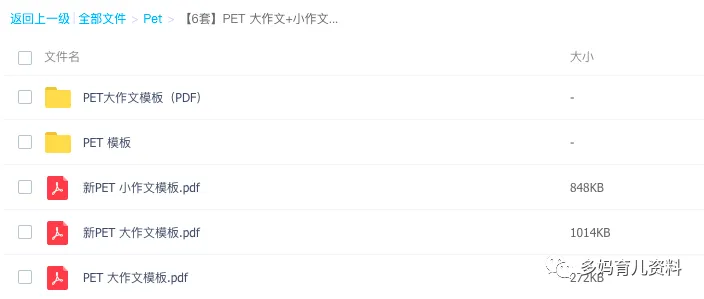 超全!剑桥PET备考资料(词汇、真题、写作、模考题、教材汇总)! 第3张