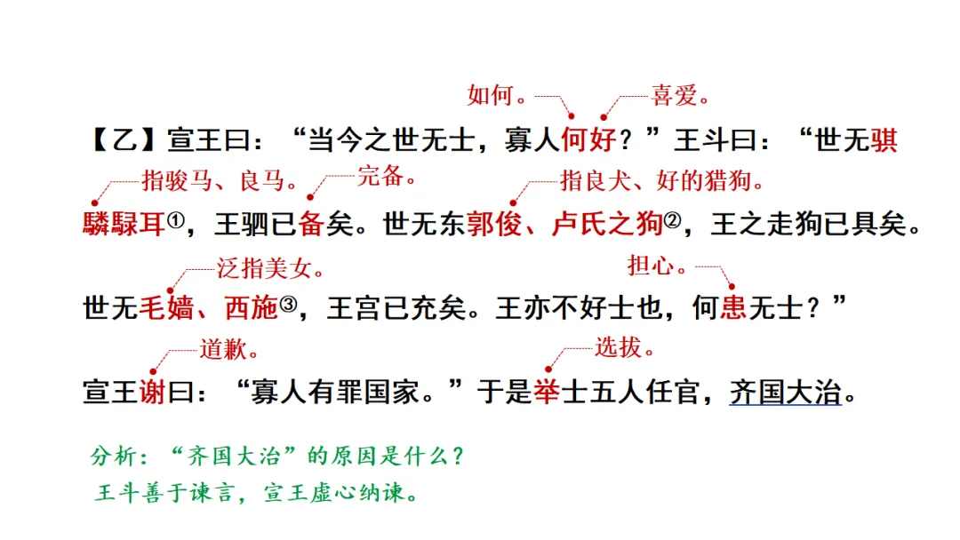 2026中考语文复习:劝谏治国类文言文对比阅读ppt,可下载 第13张