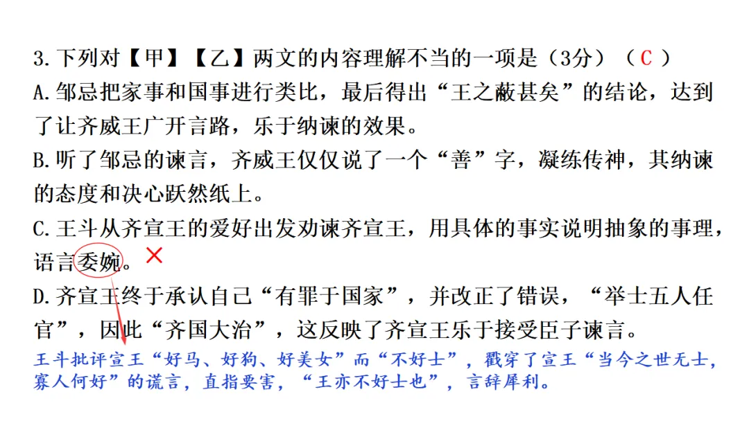 2026中考语文复习:劝谏治国类文言文对比阅读ppt,可下载 第24张