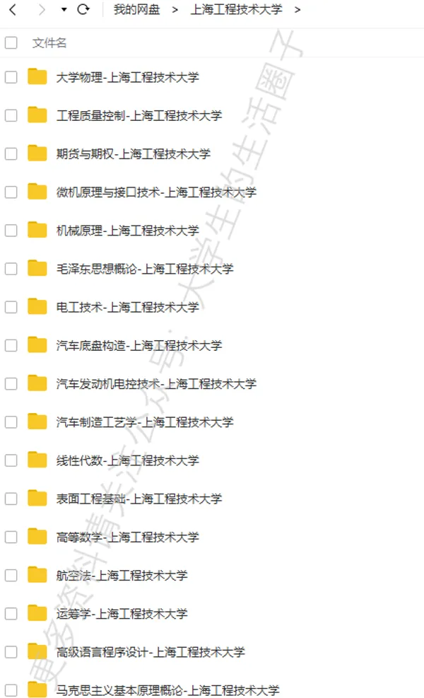 上海工程技术大学期末考试多科目历年试卷真题免费领取,工程大同学的专属福利来了! 第6张