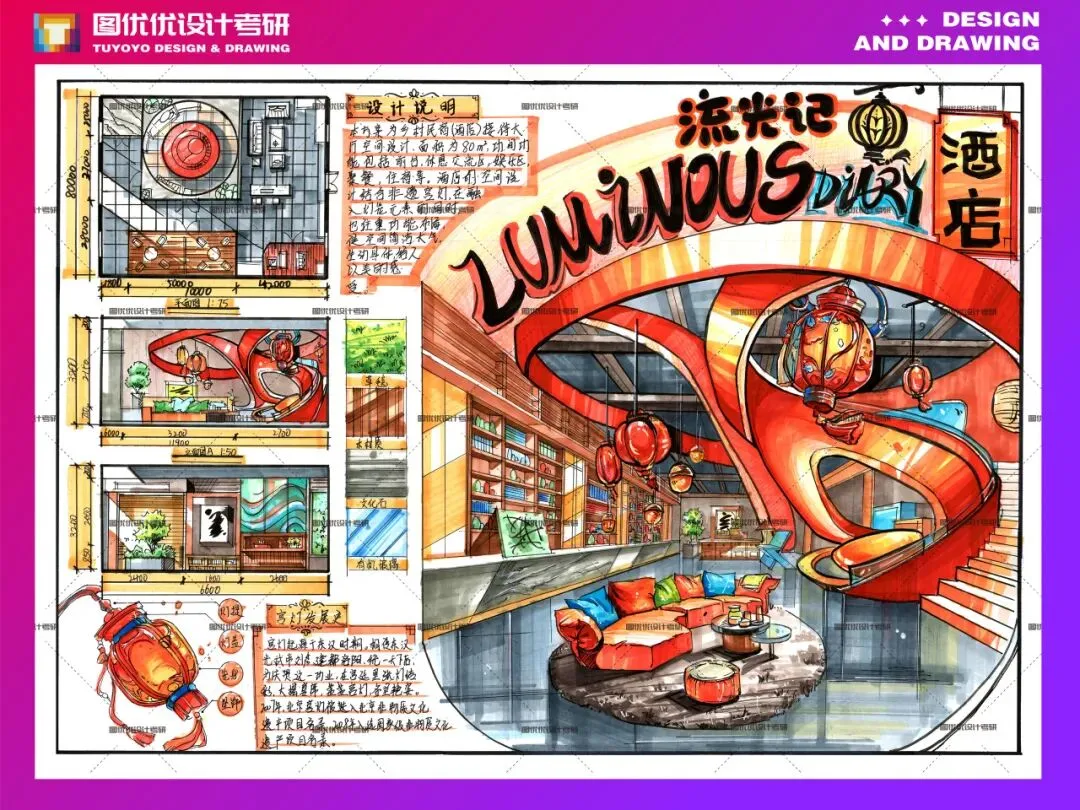 【图优优·真题解析】超详细!2026年燕山大学环境设计(专硕)手绘解析,为你点亮指路明灯,不容错过! 第36张