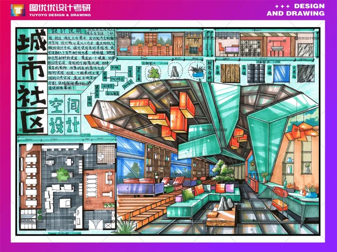 【图优优·真题解析】超详细!2026年燕山大学环境设计(专硕)手绘解析,为你点亮指路明灯,不容错过! 第41张