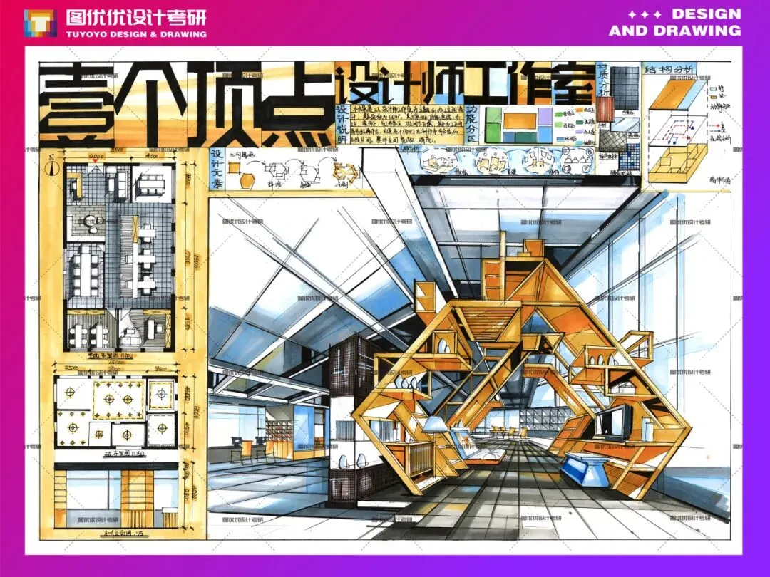 【图优优·真题解析】超详细!2026年燕山大学环境设计(专硕)手绘解析,为你点亮指路明灯,不容错过! 第43张