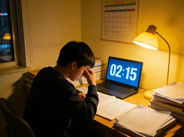 熬夜刷题没用,高效复习才是中考关键 第1张 熬夜刷题没用,高效复习才是中考关键 第1张