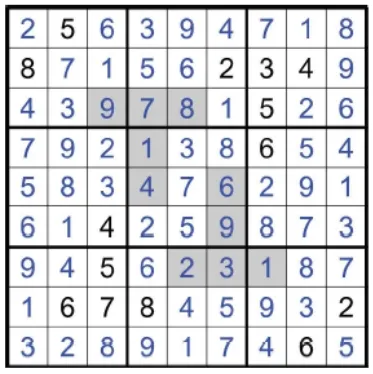 数独竞赛真题-自交数独:2026年GP竞赛第二轮第7题(分值34) 第2张