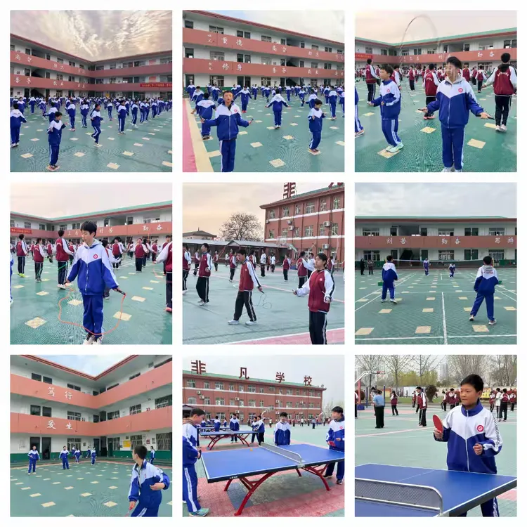 阳光运动强体魄 凝心聚力备中考 第3张