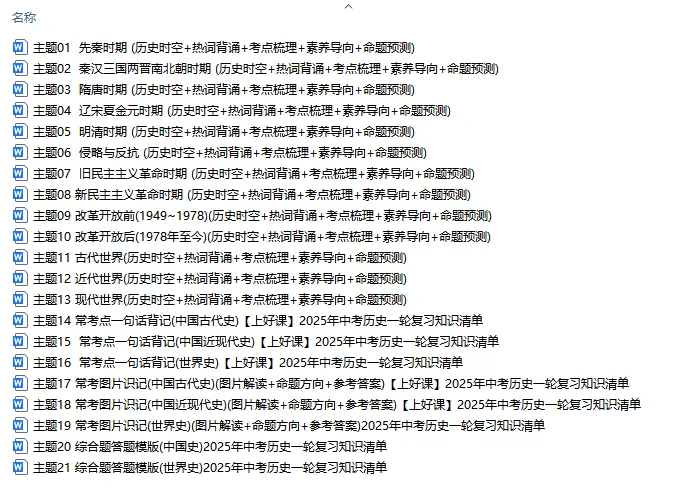 初中全科《中考总复习•知识清单&专题复习》25版 第8张 初中全科《中考总复习•知识清单&专题复习》25版 第8张