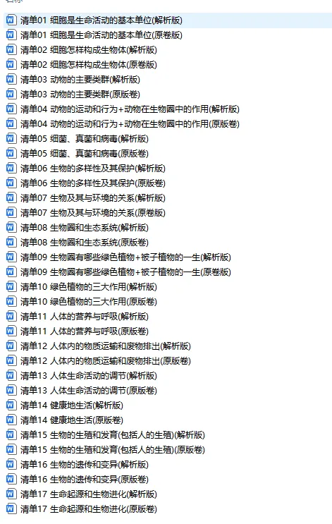 初中全科《中考总复习•知识清单&专题复习》25版 第9张 初中全科《中考总复习•知识清单&专题复习》25版 第9张