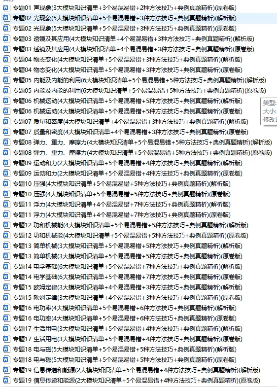 初中全科《中考总复习•知识清单&专题复习》25版 第11张 初中全科《中考总复习•知识清单&专题复习》25版 第11张