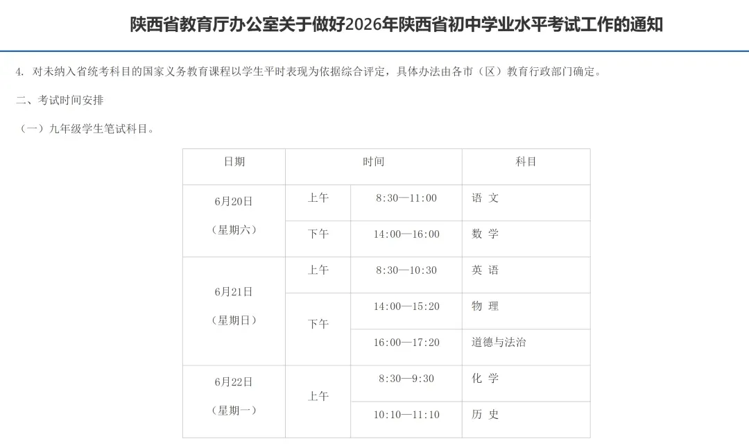 2026中考时间定了!全国多省发布最新安排,哈尔滨啥时候中考? 第1张