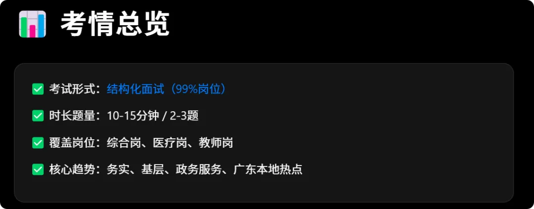广东事业单位统考面试真题汇总(14-25年) 第2张