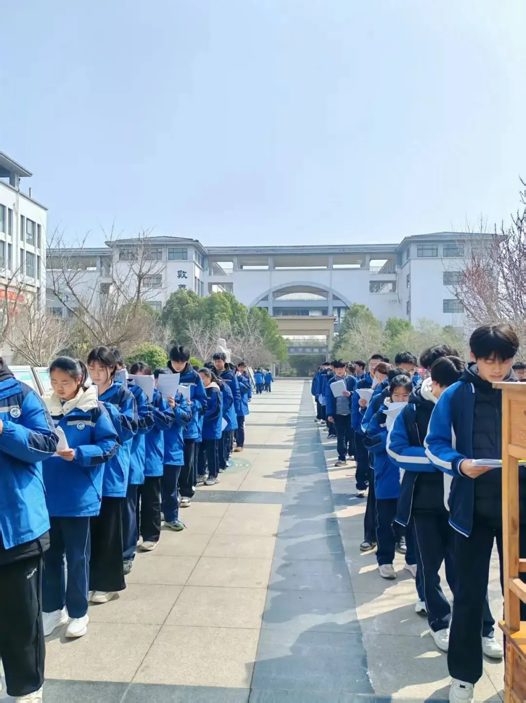 厉兵秣马战中考 模拟演练正当时—板浦实验中学举行中考英语口语听力自动化 第3张