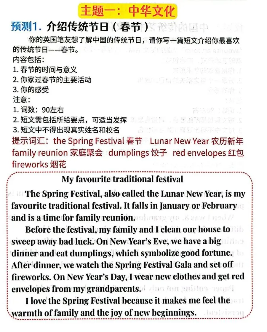 中考英语作文8大热门主题30篇高分范文 第2张 中考英语作文8大热门主题30篇高分范文 第2张