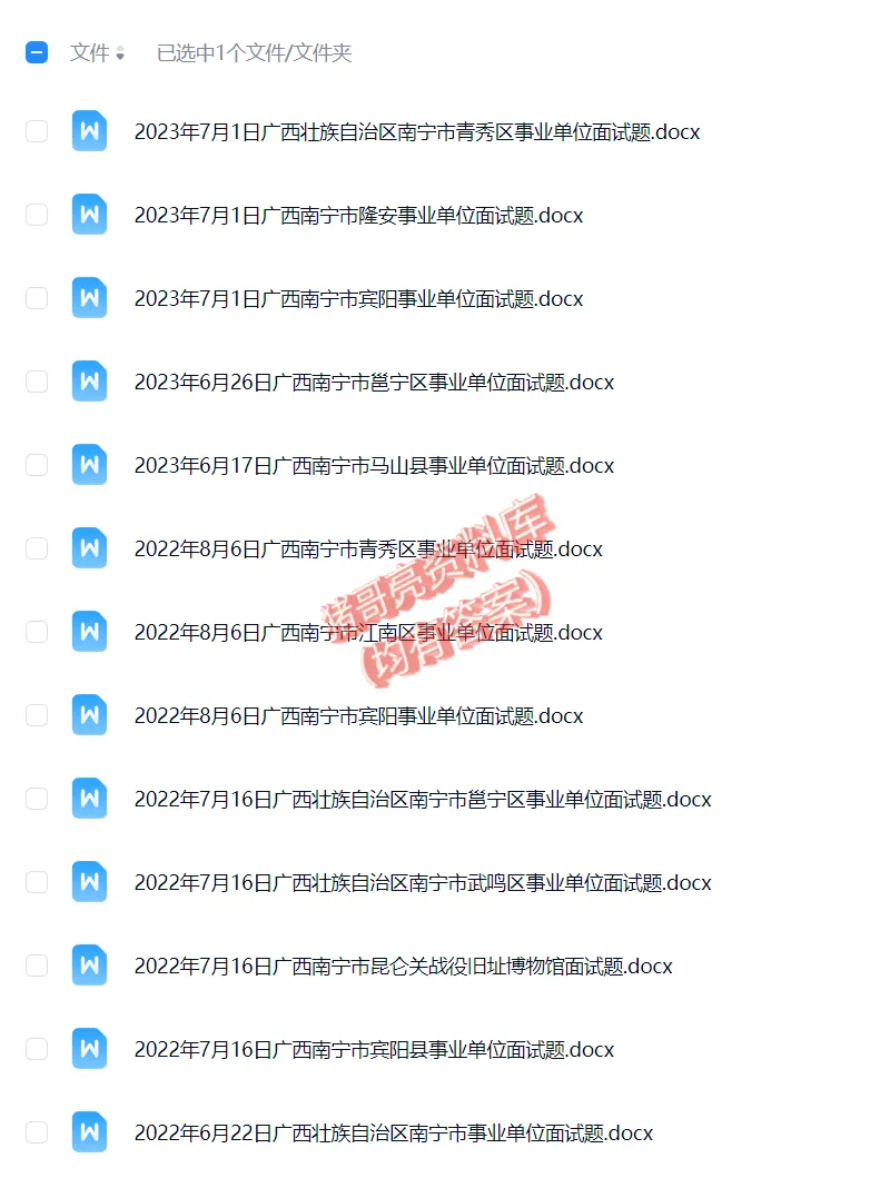 广西南宁事业单位面试真题及参考答案44套 第3张