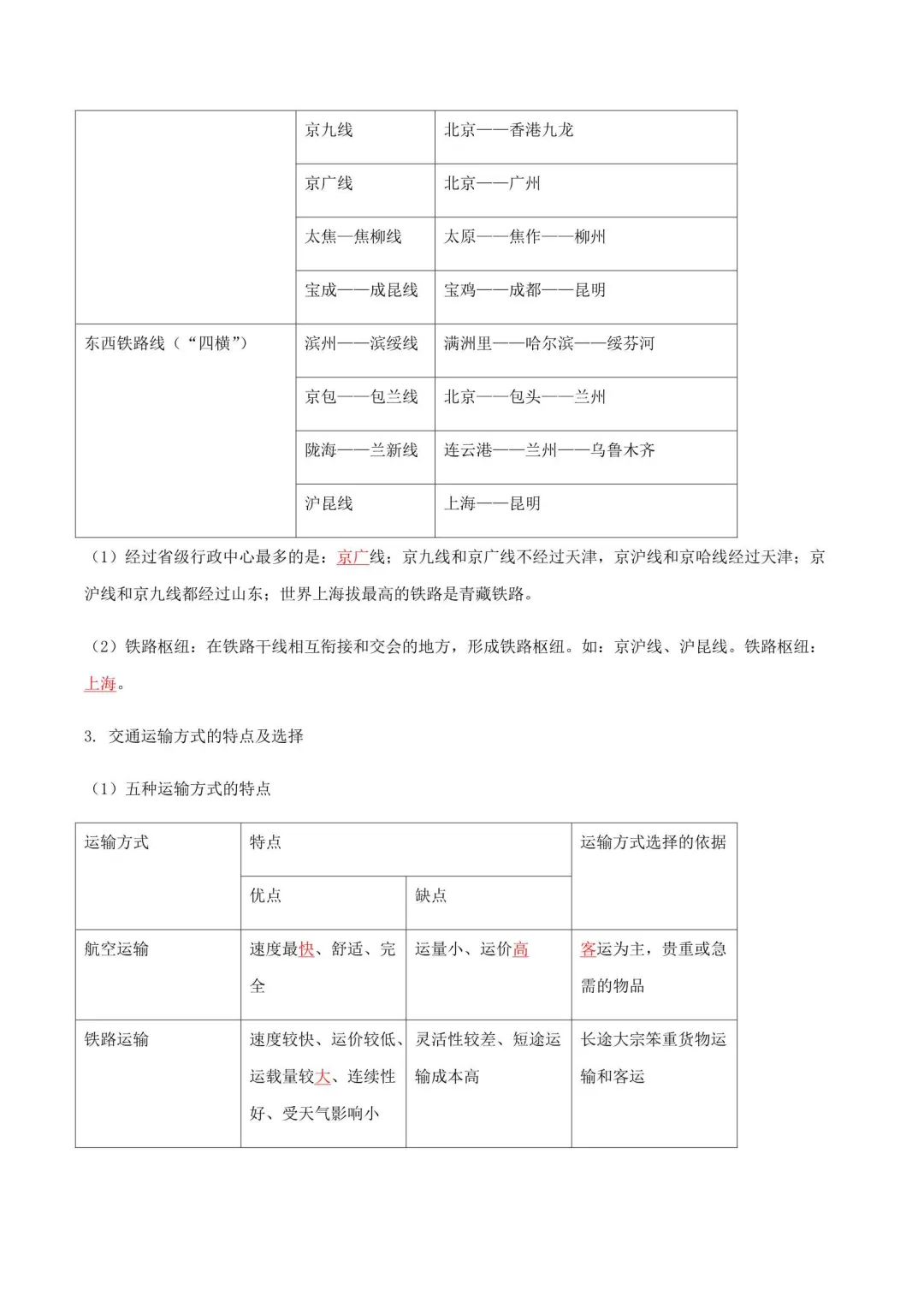2026中考地理总复习知识点默写+背诵清单 第15张