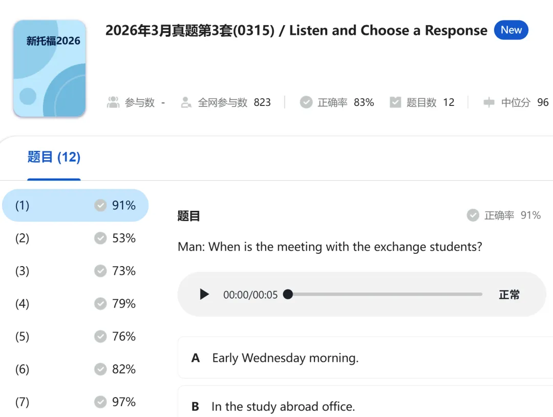 独课·留园新托福真题模考讲评班上线||改革首考,一战通关 第4张
