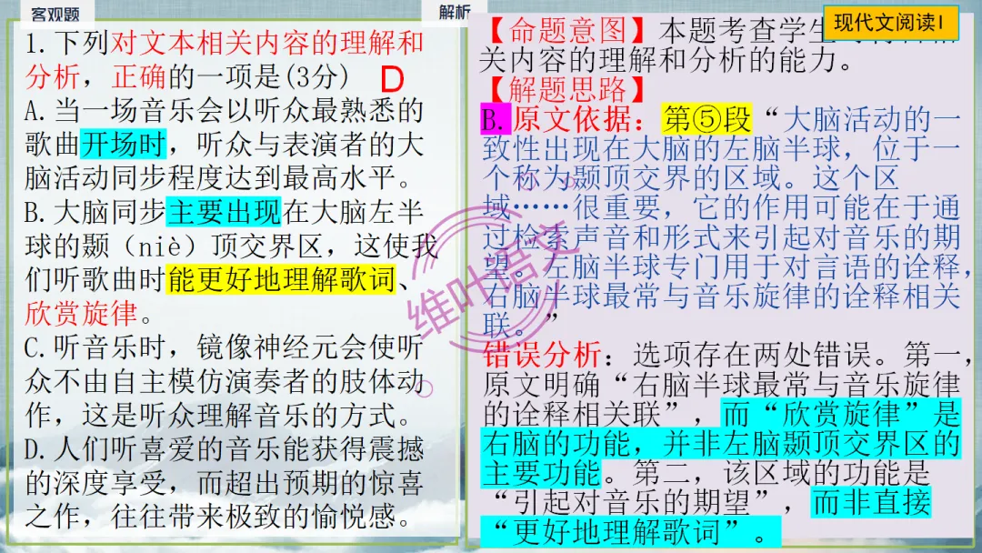 模考讲评|2026届南京、盐城高三二模语文试题讲评 含标杆文 第19张