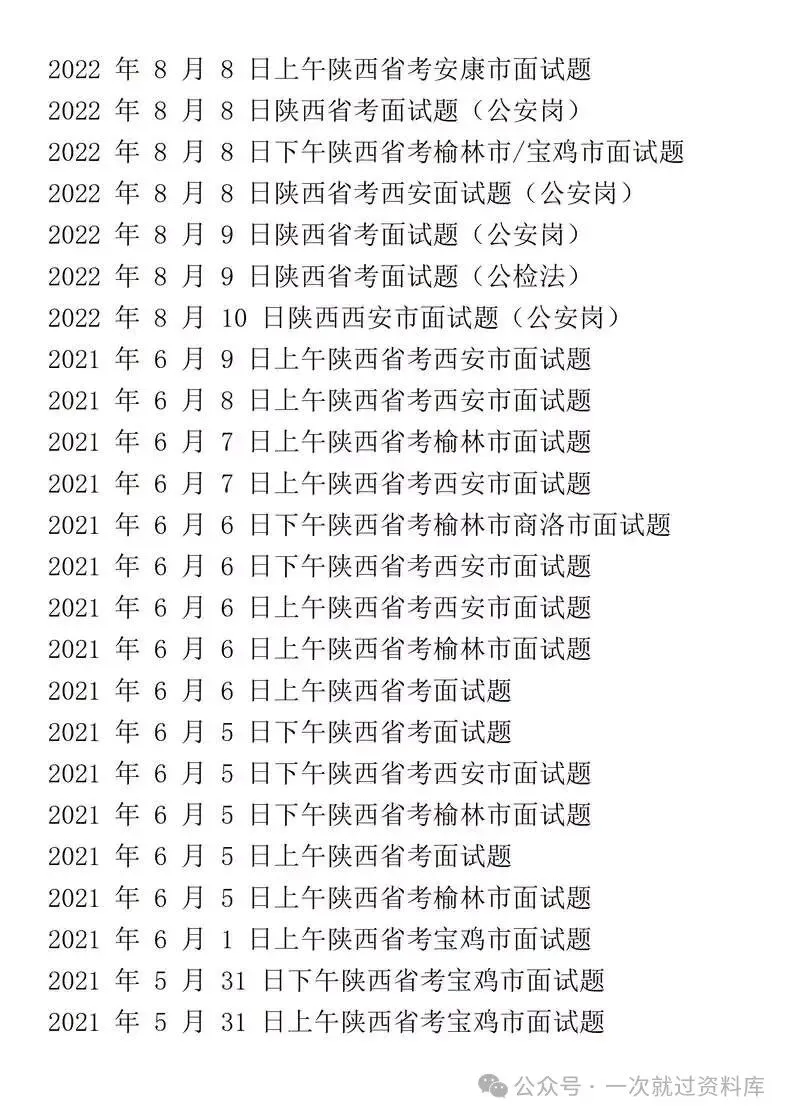 陕西省考公务员面试历年真题+答案解析(2019-2025年) 第4张