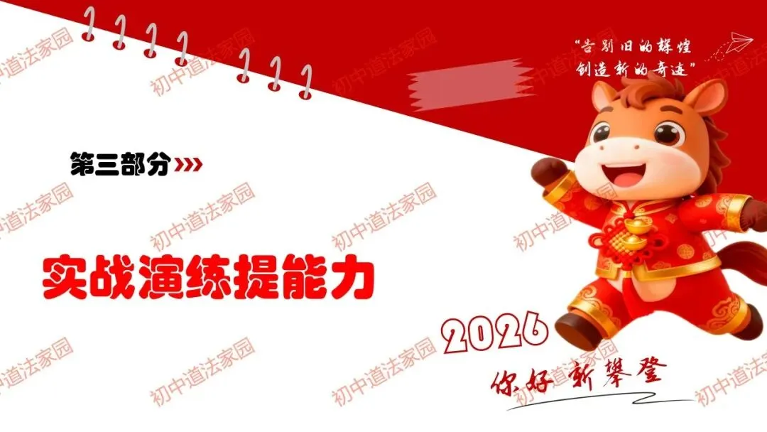 中考政治丨道德与法治一轮复习 专题25 我们共同的世界 第21张