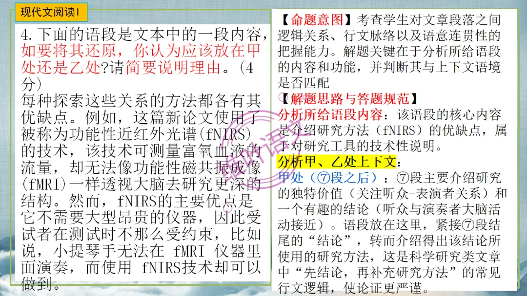 模考讲评|2026届南京、盐城高三二模语文试题讲评 含标杆文 第34张