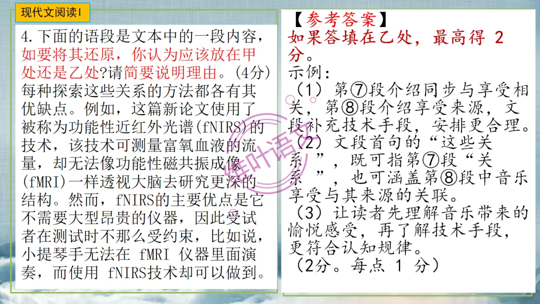 模考讲评|2026届南京、盐城高三二模语文试题讲评 含标杆文 第38张