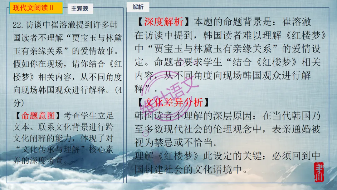 模考讲评|2026届南京、盐城高三二模语文试题讲评 含标杆文 第96张