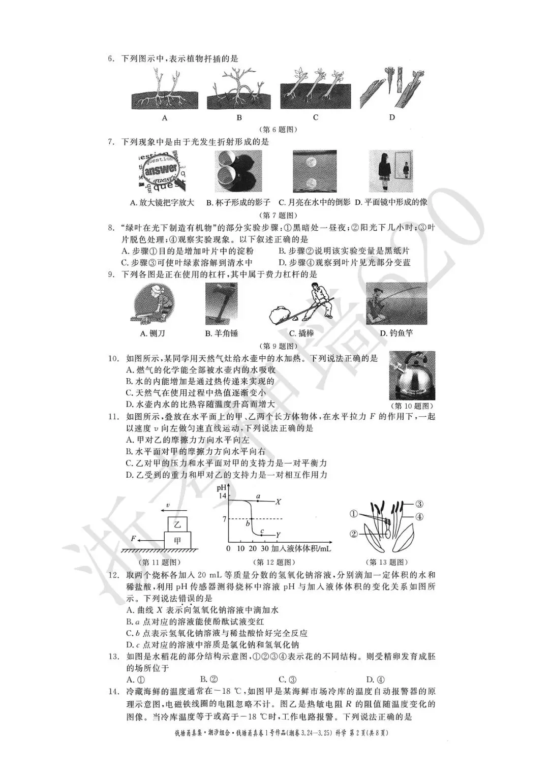 26模拟考|钱塘甬真卷1号作品·潮卷(全科) 第41张